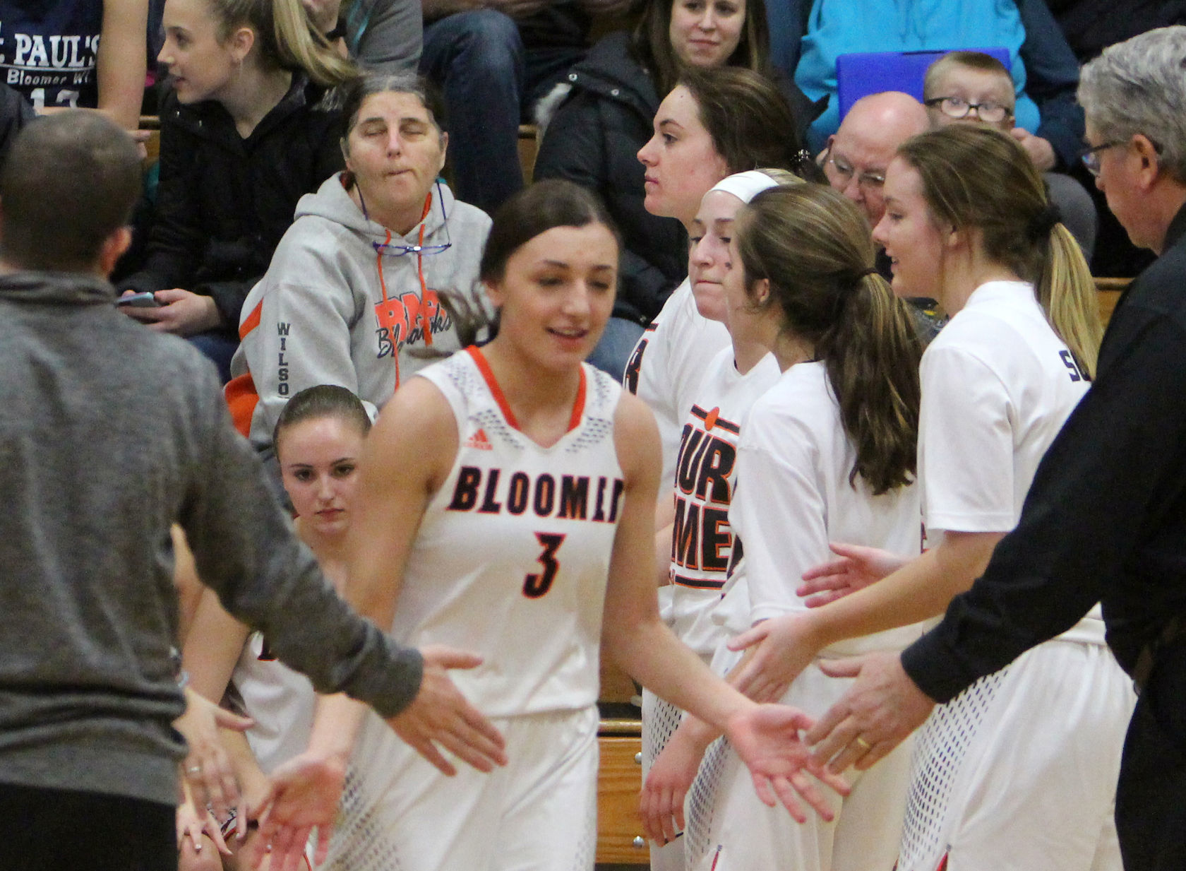 Northwestern at Bloomer girls basketball 2-1-19